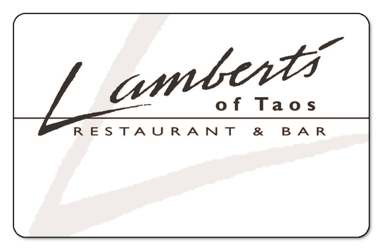 Lambert's of Taos - Gift Cards | Card Details